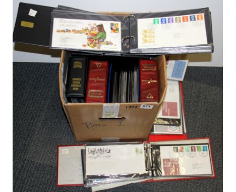 A quantity of first day albums and other stamps.