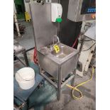 S/S Single Bowl Sink with S/S Back Splash, Overall Dims.: Approx. 20-1/2 In. L x 17-1/2 In. W x