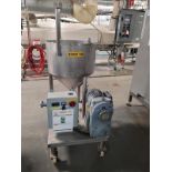 Approx. 25 Gal. Balance & Pump System, with S/S Single Wall Tank, with Cone Bottom, Vessel Dims.: