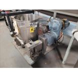 Approx. 30 Gal. S/S Jacketed Balance & Pump System, Vessel Dims.: Approx. 22 In. Deep x 21 In. Dia.,