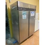 FOSTER mod. NGH-50-T Double Door S/S GASTRONORM'90 refrigerator, Approx. 54 In. L x 32 In. W x 7 ft.