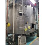 FALCO 8,000 Gal. S/S Vertical Mix Tank, ser. 4541-1, Max. Working Pressure Jacket 90 PSIG @ 150 F, S