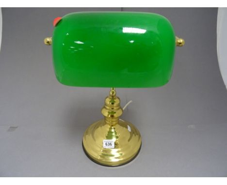 Modern bankers lamp