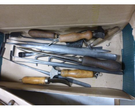 A collection of vintage tools