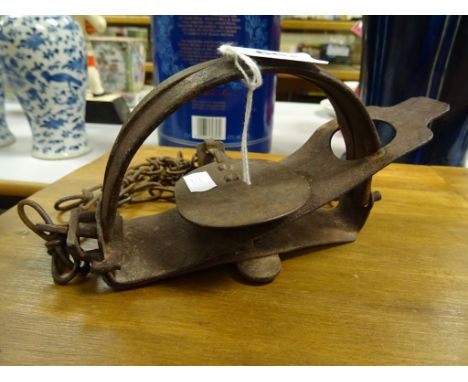 A vintage Kangaroo no 2 vermin trap