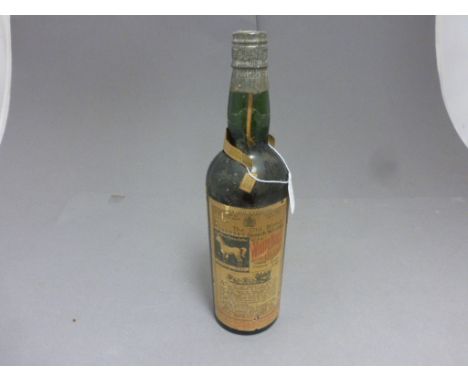 Bottle of vintage White Horse Cellar Scotch Whisky unopened