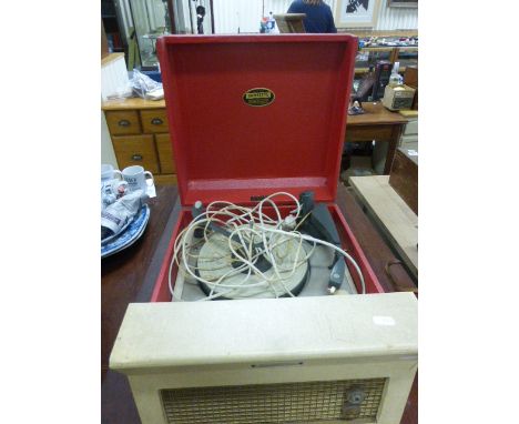 Vintage Dansette Portable Record Player