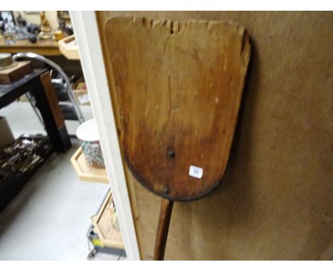 Vintage Wooden Bread Paddle, 4'6" approx.