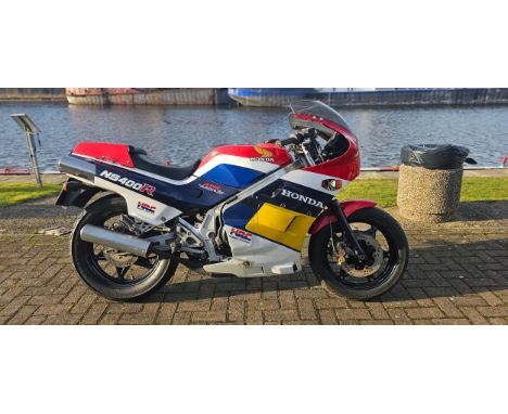 1986 Honda NS400RF, 387cc. Registration number C692 NJX. Frame number NC19 2002737. Engine number NC19E 2003153.Sold with the