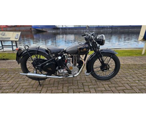 1937 Sunbeam Model 14, 248cc. registration number DPO 210. Frame number 23/762. Engine number 23/238. Sold with the V5C. In 1