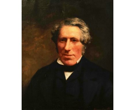 JOHN HORSBURGH (BRITISH, 1835-1924)Portrait of a gentlemansigned and dated 'HORSBURGH EDING1882' (lower right)oil on canvas61