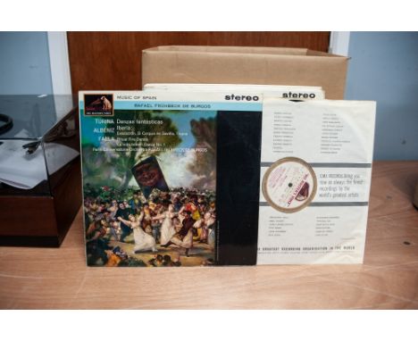 CLASSICAL RECORDS VINYL - SIBELIUS SYMPHONY No. 2, Karajan, Columbia Sax 2379 (1st stereo UK B/s pressing) - Music of Spain, 