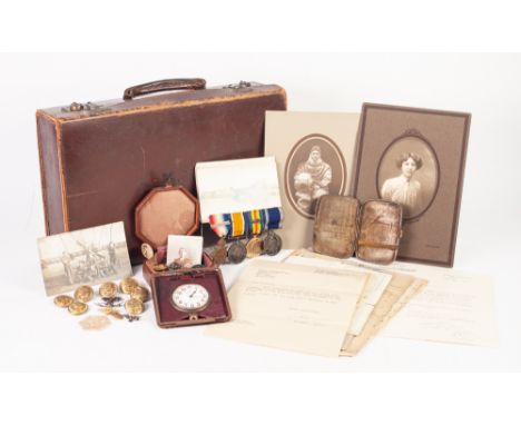 IMPORTANT WORLD WAR I MEDAL GROUP, DOCUMENTS, LETTERS, FAMILY ARCHIVE relating to Rowland Harper CPO R.N.A.S. 344641, served 