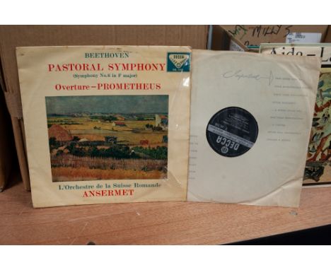 RECORDS VINYL - CLASSICAL MUSIC - Beethoven Pastoral Symphony, Ansermet, Decca SXL 2193 (1st pressing ED1, WBG) - La Boheme P