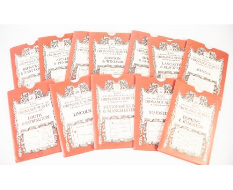 A SELECTION OF PRE AND POST WAR ORIGINAL AND RE-PRINTED ORDNANCE SURVEY MAPS - 68 in total 