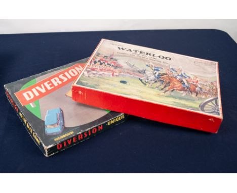 CHAD VALLEY 'WATERLOO' SHOOTING GAME, complete with a harmless repeating gun, in original box and a SPEARS GAMES 'DIVERSION' 