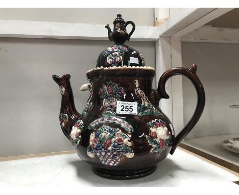 A large bargeware teapot A/F