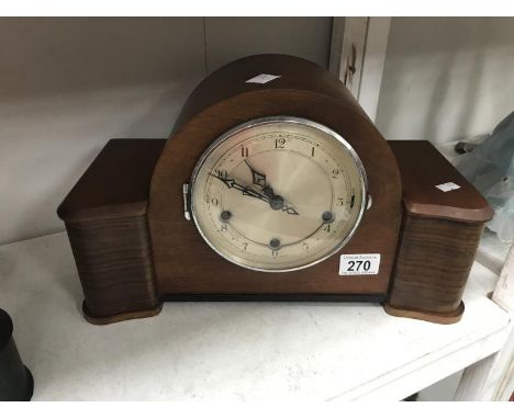 A mantel clock