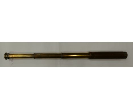 WW1/WW2 Era British Military Telescope By Broadhurst Clarkson & Co London , closed length 27cm  (open length 76cm)