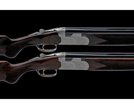 P. BERETTA A PAIR OF 20-BORE (3IN.) '687 SILVER PIGEON III' SINGLE-TRIGGER OVER AND UNDER EJECTORS, serial no. R30907S / 08S,