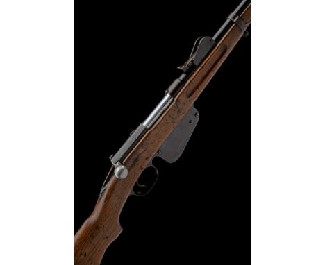 AN 11.15x58mmR STEYR MANNLICHER M1886 STRAIGHT-PULL RIFLE CONVERTED TO A FENCING MUSKET, serial no. 6487 II, circa 1887, with