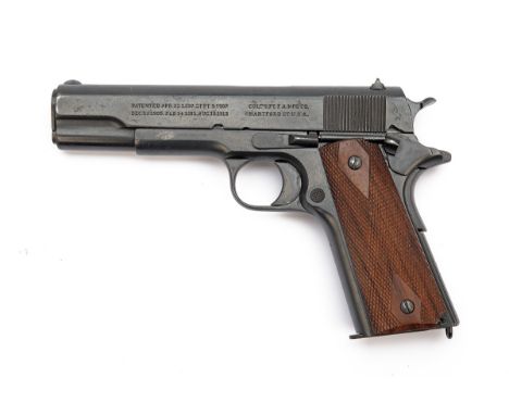 A SCARCE .45 (ACP) COLT 1911 RUSSIAN CONTRACT COMMERCIAL SEMI-AUTOMATIC PISTOL, serial no. C77533, for 1917, with 5in. barrel
