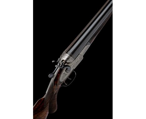 C.G. BONEHILL AN 8-BORE DOUBLE-BARRELLED TOPLEVER HAMMERGUN, serial no. 120910, circa 1910, 36 3/8in. nitro reproved barrels,