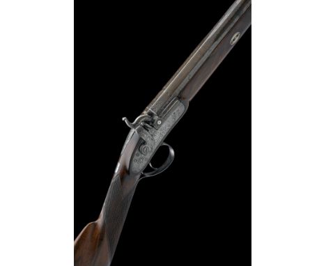 PURDEY A 12-BORE PERCUSSION SINGLE-BARRELLED SPORTING GUN, serial no. 726, for 1824, with 30in. three stage octagonal to poly