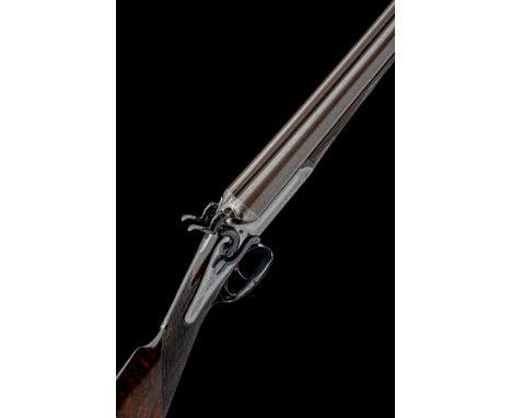 STEPHEN GRANT A 12-BORE E.C. HODGES 1871 PATENT TRIPLE-BITE SNAP-ACTION SIDELEVER HAMMERGUN, serial no. 3507, for 1873, 29 5/