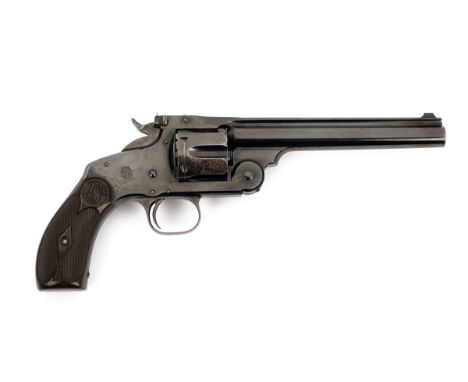 A GOOD &amp; RARE .32-44 (S&amp;W) SMITH &amp; WESSON NEW MODEL No.3 TARGET REVOLVER, serial no. 3058, circa 1889, with blued