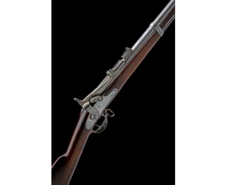 A .50-70 (GOVT.) 1866 ALLIN CONVERSION TRAPDOOR SPRINGFIELD SINGLE-SHOT SERVICE RIFLE, no visible serial number, the lock dat