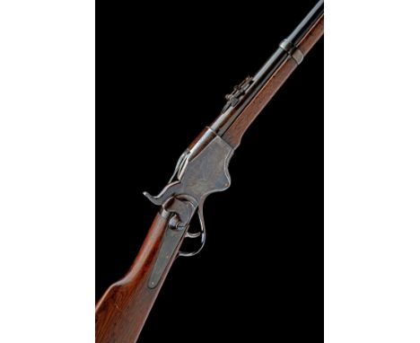 A .56 (RIMFIRE) SPENCER LEVER-ACTION REPEATING CARBINE, serial no. 53548, circa 1863-65, with round 22in. barrel, dove-tailed