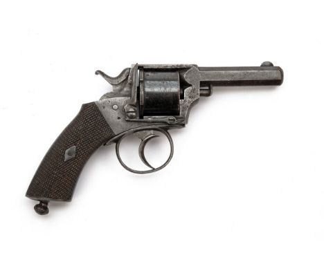 A .320 (S/R) WEBLEY SOLID-FRAME POCKET REVOLVER RETAILED BY WILLIAMS & POWELL, serial no. 1749, circa 1869, with octagonal 2 