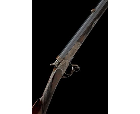 A .380 (L/R) ROOK &amp; RABBIT RIFLE SIGNED HOLLAND &amp; HOLLAND, serial no. 5895, circa 1885, with blued octagonal 28in. ba