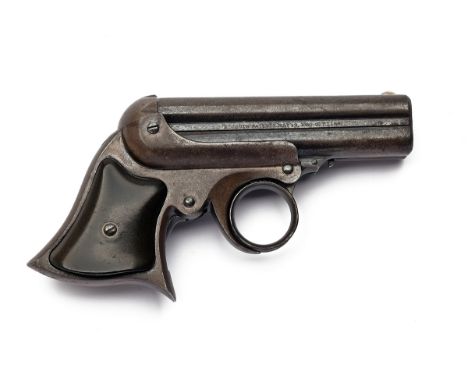 A .32 (RIMFIRE) REMINGTON ELLIOT PATENT FOUR-BARRELLED DERRINGER PISTOL, serial no. 10930, circa 1874, with 3 3/8in. barrel g