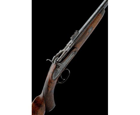 A .577 (SNIDER) SPORTING CARBINE SIGNED WILLIAM POWELL & SON, serial no. J44, circa 1875, with round 21 1/2in. barrel, block 