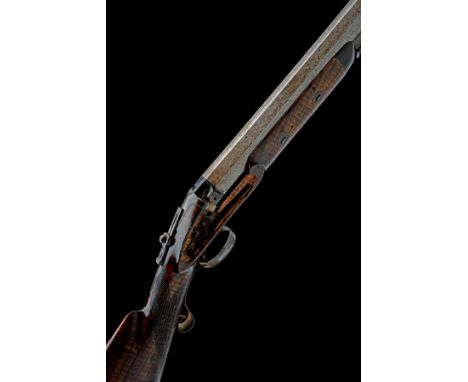 A .577 FLINTLOCK HEAVY-BARRELLED BUFFALO RIFLE FOR RESTORATION, UNSIGNED, no visible serial number, English produced for the 