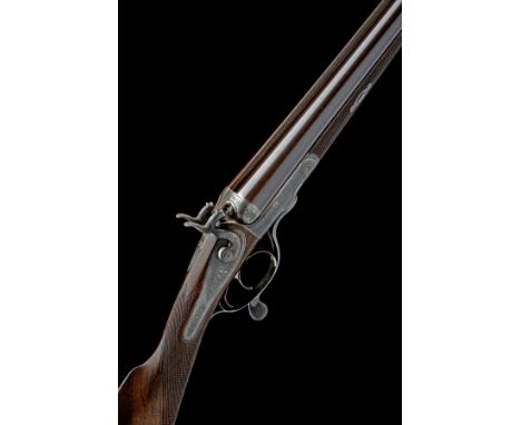 PURDEY A 12-BORE ROTARY-UNDERLEVER HAMMERGUN, serial no. 8798, for 1872, 29 7/8in. black powder only damascus barrels, rib en