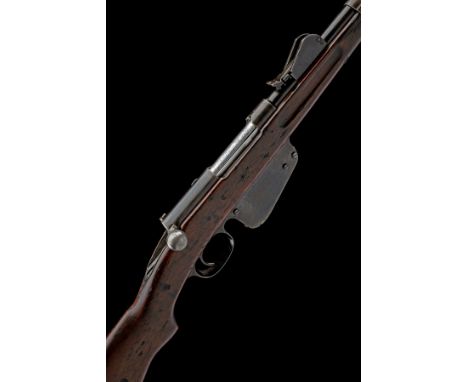 AN 11.15x58mmR STEYR MANNLICHER M1886 STRAIGHT-PULL SERVICE RIFLE, serial no. 2121, circa 1887, with reblued 32in. barrel, bl