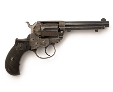 A GOOD .41 (COLT) COLT '1877 THUNDERER' DOUBLE-ACTION REVOLVER, serial no. 70066, for 1888, with tapering blued 4 1/2in. barr