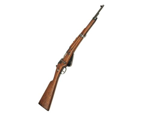 ETs CONTINSOUZA AN 8MM (LEBEL) 'MLE-M-16 BERTHIER' BOLT-MAGAZINE SERVICE CARBINE, serial no. 31422, for 1918, 18in. nitro rep
