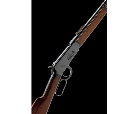 A .32-40 (W&amp;B) WINCHESTER MODEL 1894 LEVER-ACTION CARBINE, serial no. 960297, for 1925, with round 20in. barrel, block an