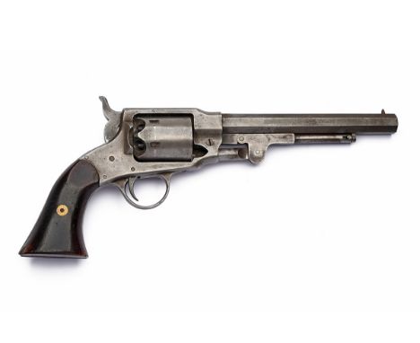 A .44 PERCUSSION ROGERS &amp; SPENCER ARMY REVOLVER, serial no. 364, circa 1865, with 7 1/2in. sighted barrel, grooved top-st