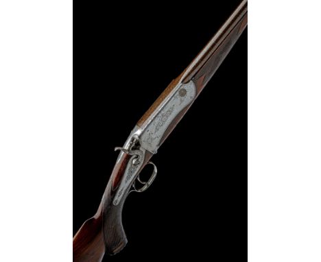 F. W. LIGHTWOOD' AN EXTREMELY SCARCE 12-BORE 1872 PATENT 'INVERTED OPENING' SINGLE-BARRELLED HAMMERGUN, serial no. 5151, circ