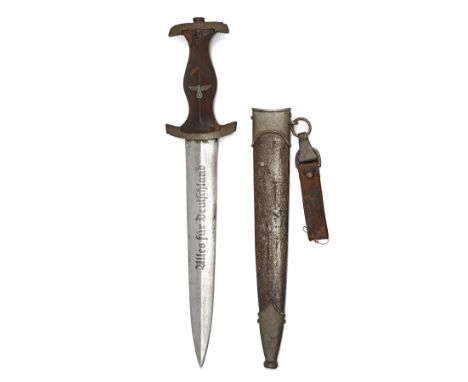 A PRE WORLD WAR TWO HOLBIEN DAGGER FOR THE GERMAN S.A. ORGANISATION SIGNED KUNO RITTER, SOLINGEN, with 8 5/8in. blade of typi