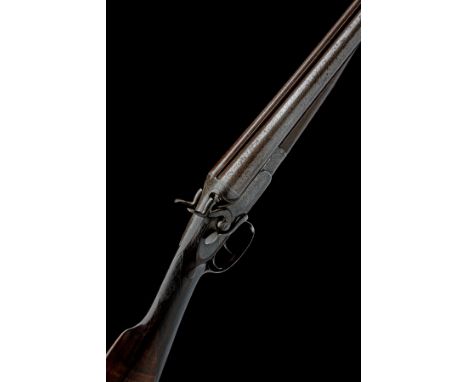 BOSS &amp; CO. A 12-BORE SIDELEVER HAMMER PIGEON GUN, serial no. 4056, for 1889, 30in. black powder damascus barrels, rib eng