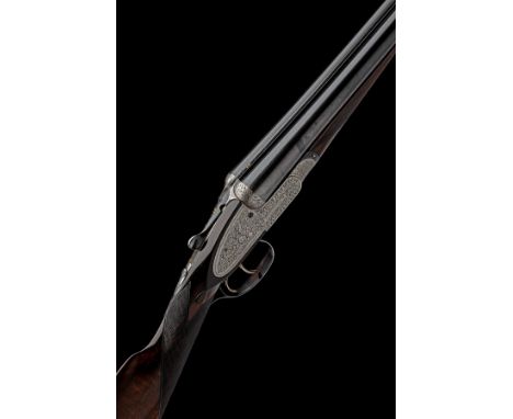 WILLIAM EVANS A 12-BORE SIDELOCK EJECTOR, serial no. 10383, circa 1911, 28in. nitro barrels, rib gold-inlaid '2', engraving w