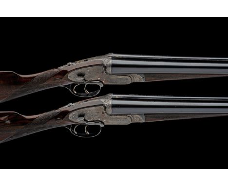 STEPHEN GRANT &amp; SONS A PAIR OF 12-BORE SIDELEVER 'TWELVE-TWENTY' W. BAKER 1913 PATENT ASSISTED-OPENING SIDELOCK EJECTORS,