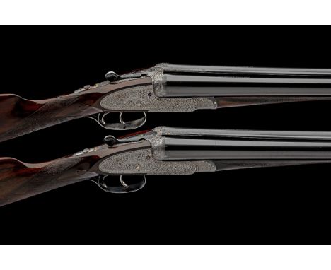 HOLLAND &amp; HOLLAND A COMPOSED PAIR OF 12-BORE 'ROYAL' SIDELOCK EJECTORS, serial no. 23004 / 23660, for 1902, 28in. replace