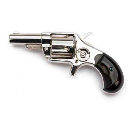 A .41 (RIMFIRE) CONVERTED COLT NEW-LINE POCKET REVOLVER, serial no. 8254, for 1877, converted from centrefire, with tapering 